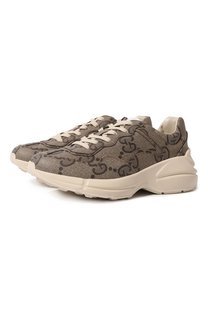 Текстильные кроссовки Rhyton Gucci