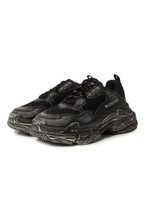Комбинированные кроссовки Triple S Balenciaga