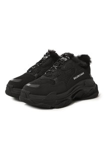 Комбинированные кроссовки Triple S Balenciaga