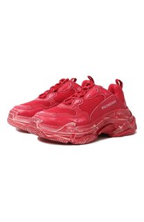 Комбинированные кроссовки Triple S Balenciaga