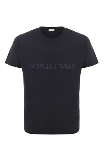Хлопковая футболка Saint Laurent