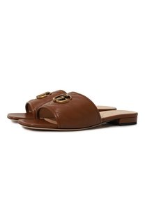 Кожаные шлепанцы Jolie Gucci
