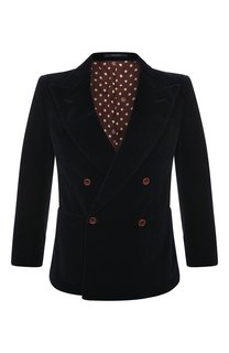 Хлопковый пиджак Gucci