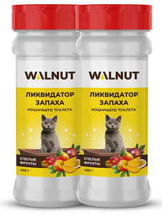 Средство против запаха и пятен WALNUT Ликвидатор запаха для кошачьего лотка "Спелые фрукты" 800