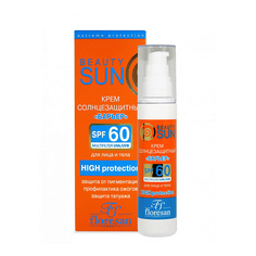 Солнцезащитный крем для лица и тела FLORESAN Солнцезащитный крем Beauty Sun Барьер SPF 60 75 ФЛОРЕСАН
