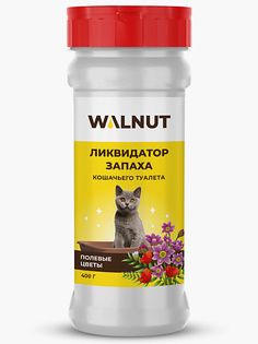 Средство против запаха и пятен WALNUT Ликвидатор запаха для кошачьего туалета 400