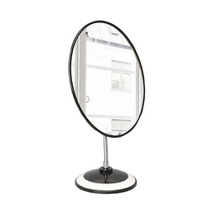 QUEEN FAIR Зеркало настольное, на гибкой ножке, зеркальная поверхность 14,5 × 20,2 см