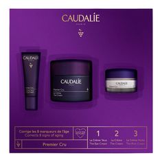 Набор для антивозрастного ухода Caudalie Premier Cru (Омолаживающий крем 50мл, Омолаживающий крем для глаз 5мл, Омолаживающий крем для сухой кожи 15мл)