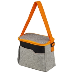 Термосумка PC2212, 7л, р-р: 24x16x20см, цвет: серо-оранжевый Рыжий Кот