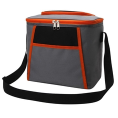 Термосумка PC2207, 12л, р-р: 26x20x24см, цвет: серо-оранжевый Рыжий Кот