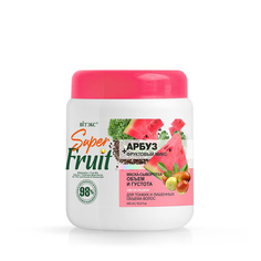 Маска-сыворотка для волос ВИТЭКС SUPER FRUIT с арбузом и фруктовым миксом для объема и густоты волос 450 мл Viteks