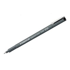 Капиллярная ручка Pigment Liner, 0,05 мм, черная Staedtler