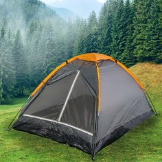 Палатка 3х-местная, 200х140х100 см, 1 слой, 1 комн, Green Days, YTCT008-1