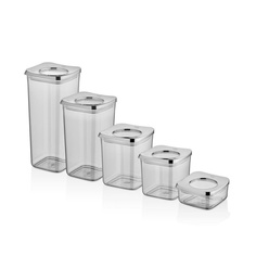 Набор контейнеров для хранения VipAhmet Sude 5 предметов серебро