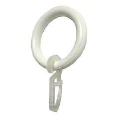 Кольца с крючком Арт-Декор D20, 10 шт. белый