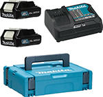 Комплект аккумуляторов и зарядное устройство Makita BL1021B 12В 2Ач Li-Ion (З/У в компл.) (197658-5)