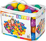 Пластиковые мячи для игровых центров Intex от 2 лет, 8 см, 100шт 49600