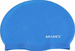 Шапочка для плавания Bradex силиконовая, синяя SF 0328