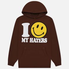 Мужская толстовка MARKET Smiley Haters Hoodie, цвет коричневый, размер M