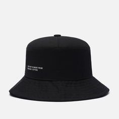 Панама PANGAIA Organic Cotton Canvas, цвет чёрный
