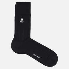 Носки SOPHNET. Ribbed, цвет чёрный