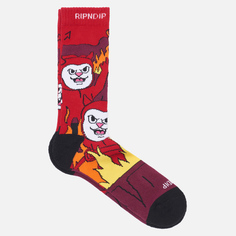 Носки RIPNDIP Heaven On Earth, цвет красный, размер 40-46 EU