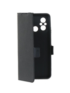 Чехол DF для Xiaomi Redmi 12C / Poco C55 Black xiFlip-89