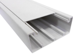 Короб Ecoplast INSTA 76004 100x40мм, длина 2м, с крышкой (Крышка=80мм)