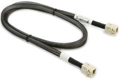 Кабель интерфейсный Supermicro CBL-SAST-0590 Internal Mini-SAS HD cable for PCIe SSD NVMe, 12Gb/s, 70cm