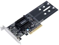 Плата Synology M2D18 с двумя слотами SSD M.2 для улучшенного кэширования SSD