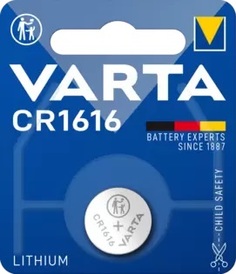 Батарейка Varta ELECTRONICS CR1616 06616101401 BL1 Lithium 3V