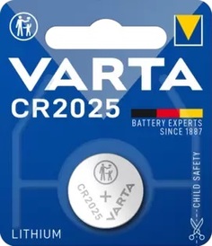 Батарейка Varta ELECTRONICS CR2025 06025101401 BL1 Lithium 3V