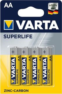 Батарейка Varta SUPERLIFE R6 AA 02006101414 BL4 Heavy Duty 1.5V