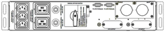 Блок Delta Electronics PDB1511A531035 сервисного байпаса для ИБП RT 5 кВА