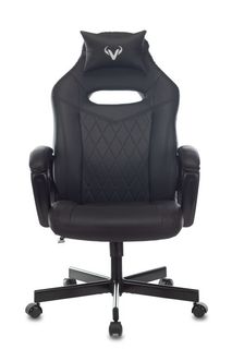Кресло игровое Бюрократ VIKING 6 KNIGHT B-PU цвет черный, искусственная кожа, с подголов. крестовина металл