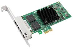 Сетевой адаптер LR-LINK LREC9224PT PCIe x1 Quad-port Copper Gigabit Network Adapter with Intel I350 (4xRJ45)