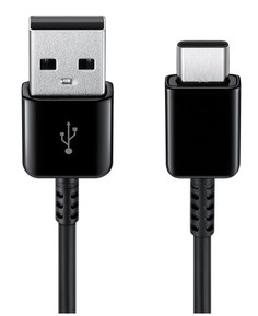 Кабель Samsung EP-DG930MBRGRU USB Type-C-USB 2.0, 1.5м, черный, (компл. из 2х шт)
