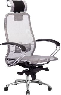 Кресло офисное Metta Samurai S-2.04 серое Метта