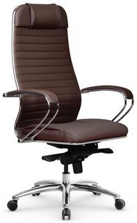 Кресло офисное Metta Samurai KL-1.04 MPES тёмно-коричневое Метта