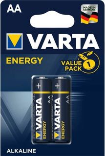 Батарейка Varta ENERGY LR6 AA 04106229412 BL2 Alkaline 1.5V