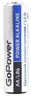 Батарейка GoPower LR6 00-00015599 AA Shrink 2 Alkaline 1.5V (бокс 40 шт)
