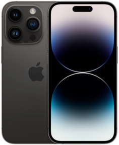 Смартфон Apple iPhone 14 Pro 512GB MQ1J3 Space Black A2892, with 2 Sim trays no eSim