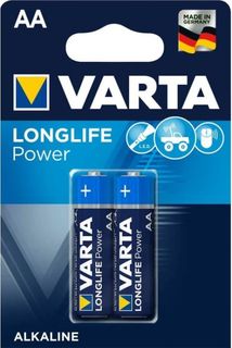 Батарейка Varta LONGLIFE POWER (HIGH ENERGY) LR6 AA 04906121412 BL2 Alkaline 1.5V
