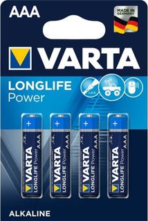 Батарейка Varta LONGLIFE POWER (HIGH ENERGY) LR03 AAA 04903121414 BL4 Alkaline 1.5V