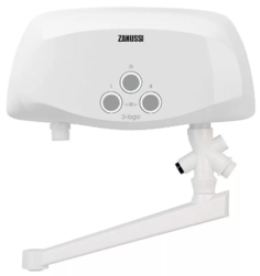 Водонагреватель проточный Zanussi 3-logic 3,5 T (кран)