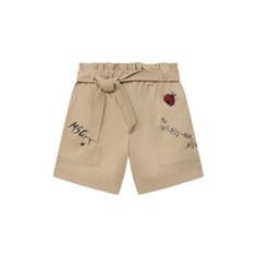 Хлопковые шорты MSGM kids