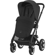 Детская коляска Cybex Talos S Lux BLK Moon Black с дождевиком