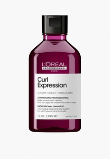 Шампунь LOreal Professionnel L'Oreal очищающий, Профессиональный, Curl Expression, для всех типов кудрявых волос, 300 мл