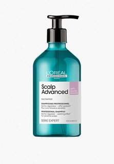 Шампунь LOreal Professionnel Matrix профессиональный Scalp Advanced регулирующий баланс чувствительной кожи головы, 500 мл