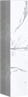 Пенал подвесной мрамор/камень бетонный L/R Onika Марбл 403076